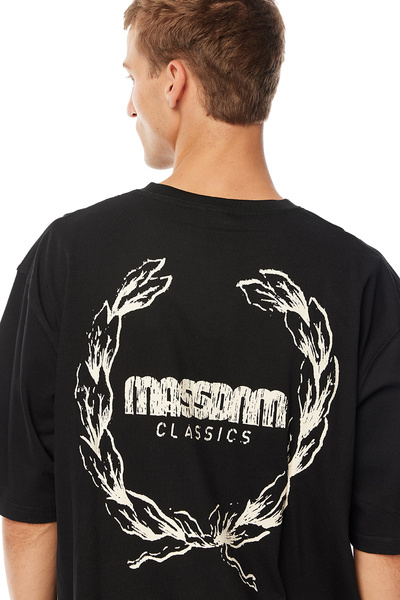 Mass Denim Koszulka Crown T-shirt czarna