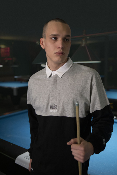 Mass DNM koszulka longsleeve Club Polo Longsleeve - szara