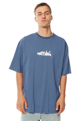 Mass Denim Nostalgia. Angel T-shirt stalowa