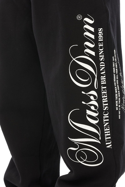 Mass DNM spodnie dresowe Authentic Baggy Fit Sweatpants - czarne