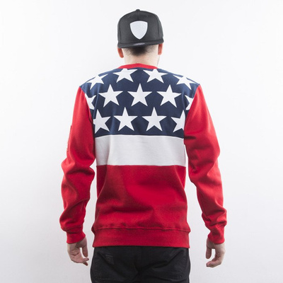 Mass Denim bluza Washington crewneck red
