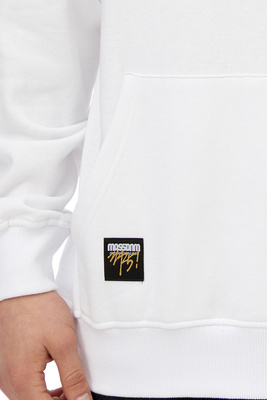Mass DNM bluza Sweatshirt Base Anniversary Hoody - biała