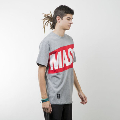 Mass Denim koszulka t-shirt Big Box light heather grey