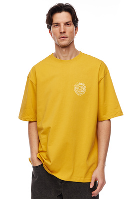 Koszulka Mass Denim Base Back T-shirt - żółta