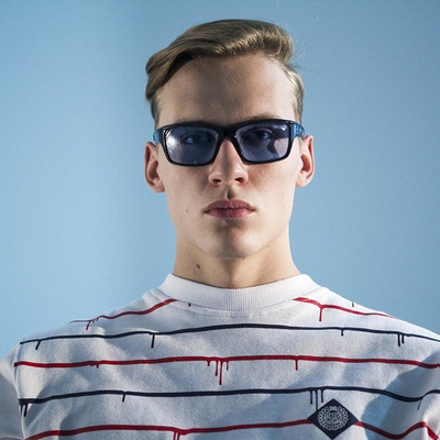 Mass Denim okulary przeciwsłoneczne Ringo shine black SS2017