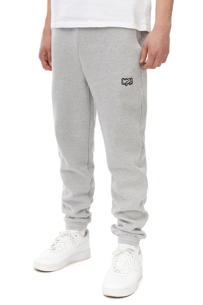Mass DNM spodnie dresowe Signature Patch Sweatpants - szare