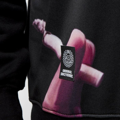 Bluza Mass Denim Sweatshirt Crewneck Real Chill - black