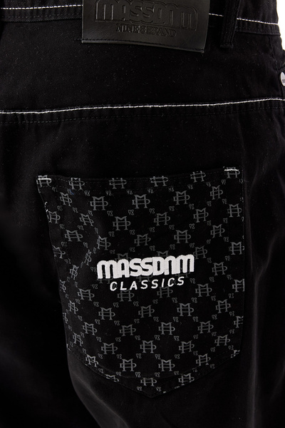 Mass DNM spodnie Pants Nexus Extra Baggy Fit - czarne