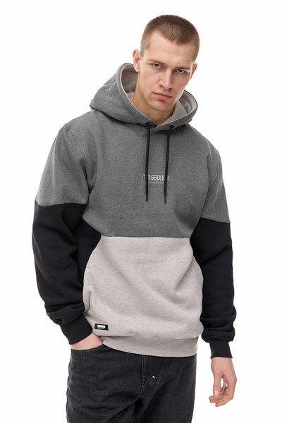 Mass DNM bluza Sweatshirt 98 Carat Hoody - szara