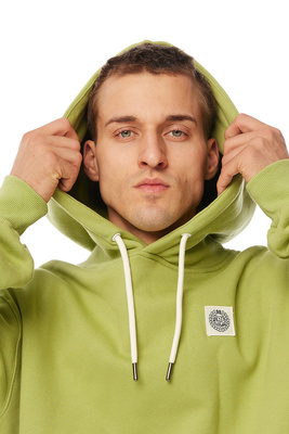 Mass DNM bluza Sweatshirt Patch Hoody oliwkowa