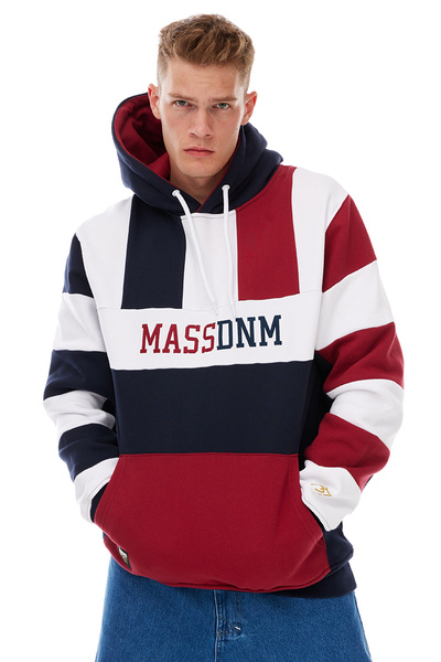 Mass DNM bluza Sweatshirt Streamer Hoody - granatowa