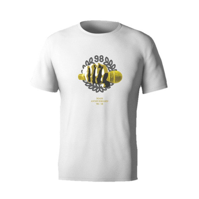 Mass DNM koszulka Golden Mic T-shirt white - 20TH ANNIVERSARY 
