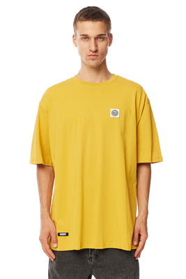 Mass Denim Patch T-shirt żółta