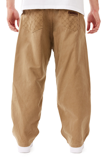 Mass DNM spodnie Pants Nexus Extra Baggy Fit - beżowe