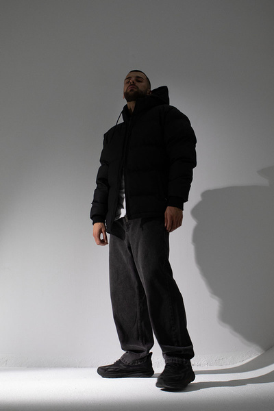 Mass DNM kurtka zimowa Jacket Empire Hoody - czarna