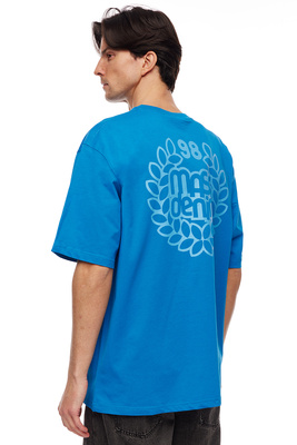 Koszulka Mass Denim Base Back T-shirt - niebieska