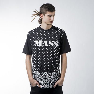 Mass Denim t-shirt koszulka Bandana black BLAKK