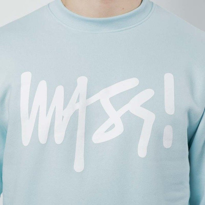 Mass DNM bluza Sweatshirt Crewneck Signature - light blue