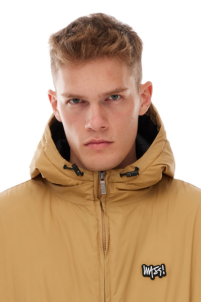 Mass DNM kurtka zimowa Jacket Signature Patch - beżowa