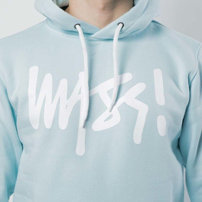 Mass DNM bluza Sweatshirt Hoody Signature - light blue