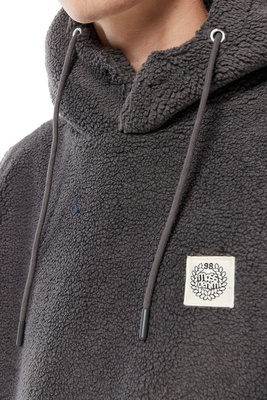 Mass DNM kurtka Patch Teddy Hoody Jacket - szara