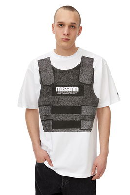 Mass DNM koszulka Bulletproof T-shirt - biała