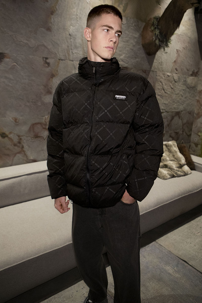 Mass DNM kurtka zimowa Jacket Monogram - black