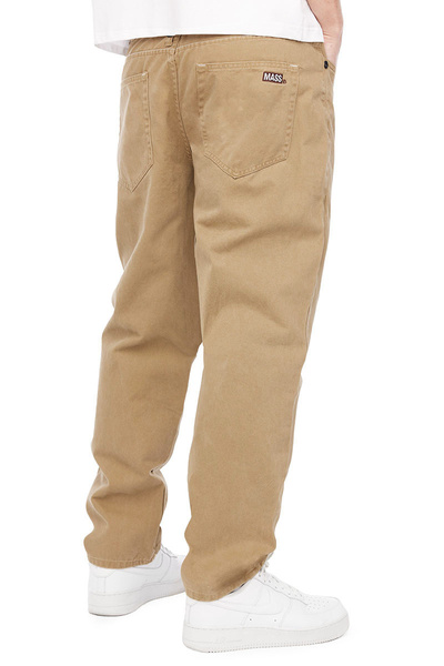 Mass DNM spodnie Box Pants Relax Fit - beżowe