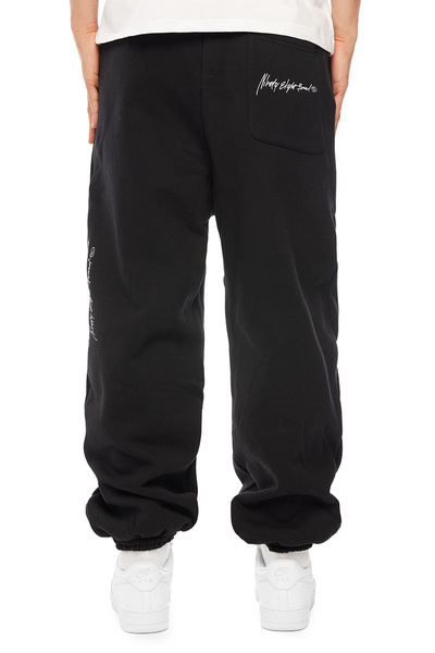 Mass DNM spodnie dresowe Authentic Baggy Fit Sweatpants - czarne