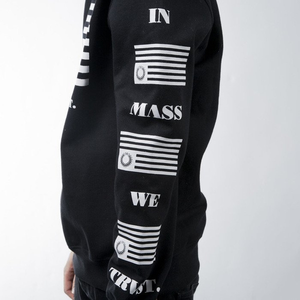 Mass Denim sweatshirt bluza Empire crewneck black BLAKK