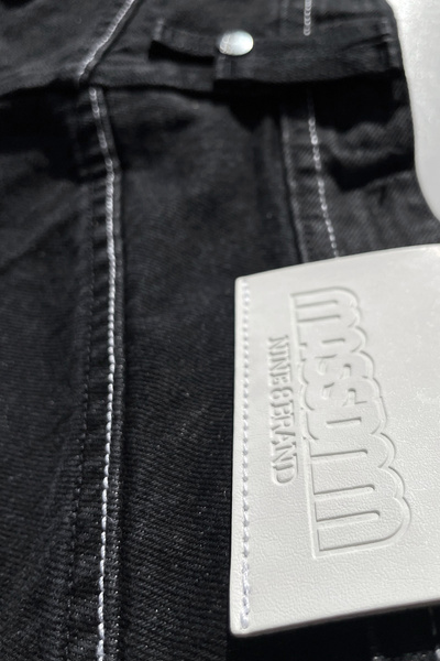 Mass DNM szorty Box Jeans Shorts relax fit - czarne