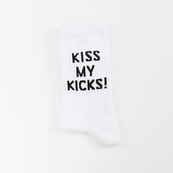 Skarpety Mass Denim socks Kiss Quarter white SS 2017
