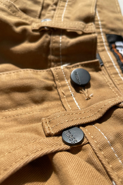 Mass DNM spodnie Pants Slang Baggy Fit - brązowe