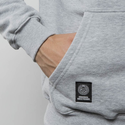 Bluza Mass Denim Sweatshirt Hoody Signature - light heather grey