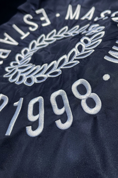 Mass DNM kurtka zimowa Elementary Satin Jacket - granatowa