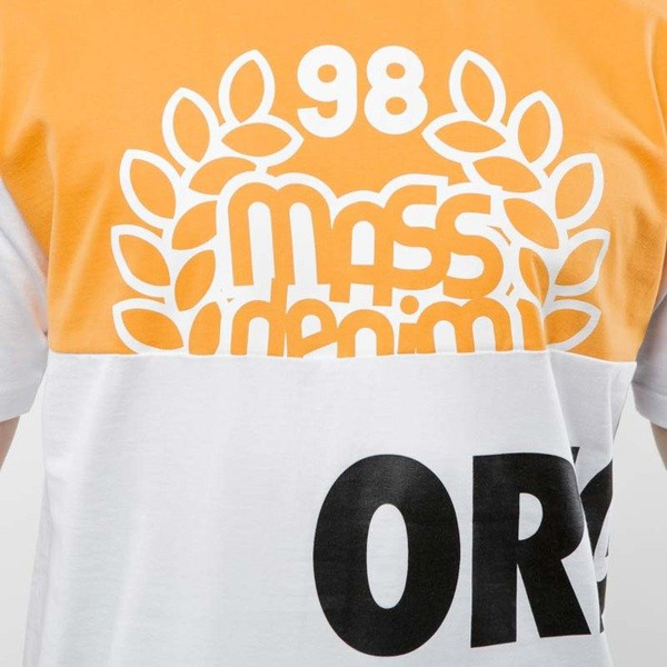 Mass Denim koszulka T-shirt Baller orange / white SS 2017