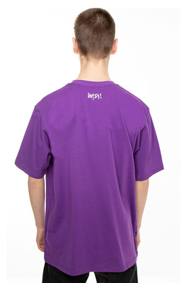 Mass DNM koszulka Signature Small Logo T-shirt - fioletowa