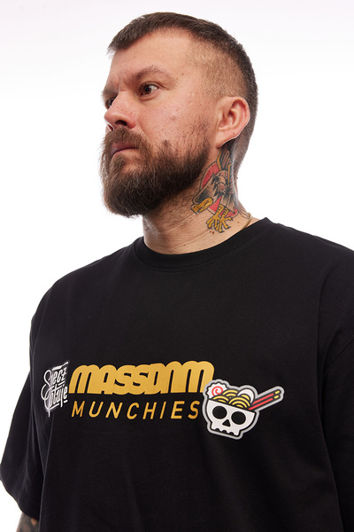 Mass DNM koszulka Munchies T-shirt - czarna