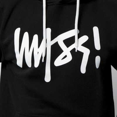 Bluza Mass Denim Sweatshirt Hoody Signature - black