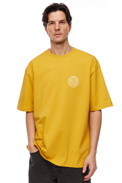 Koszulka Mass Denim Base Back T-shirt - żółta