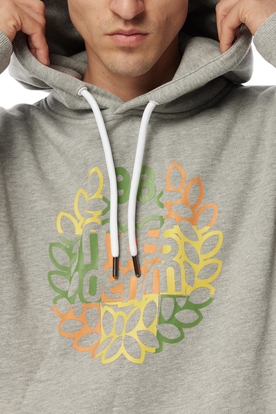 Mass DNM bluza Sweatshirt Patchwork Hoody szara