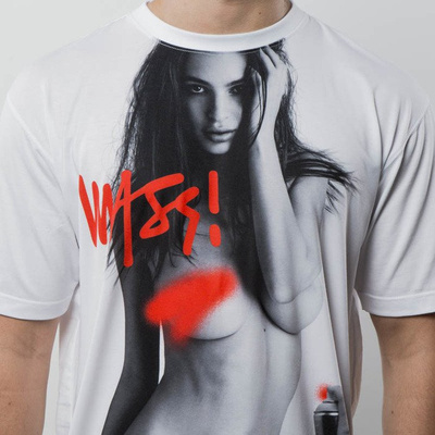 Koszulka Mass Denim T-shirt Bomb Girl - white