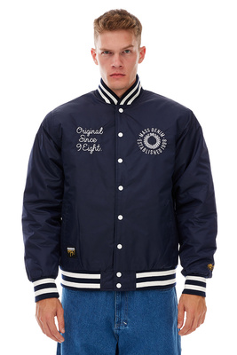 Mass DNM kurtka zimowa Elementary Satin Jacket - granatowa