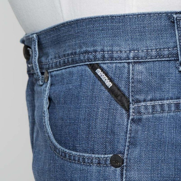 Mass DNM spodnie Demo Jeans Regular Fit - blue