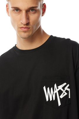 Mass Denim Pocket Sign T-shirt czarna