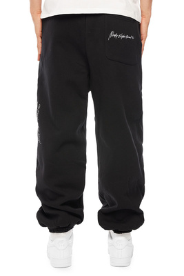 Mass DNM spodnie dresowe Authentic Baggy Fit Sweatpants - czarne