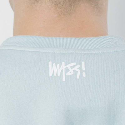 Mass DNM bluza Sweatshirt Crewneck Signature - light blue