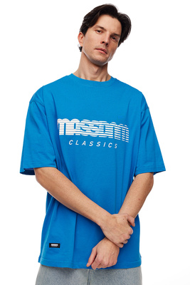 Koszulka Mass Denim Classic Fast T-shirt - niebieska