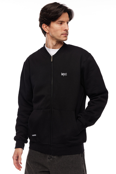 Mass DNM bluza Sweatshirt Signature Patch Baseball - czarna