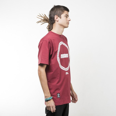 Mass Denim koszulka t-shirt  Ring claret